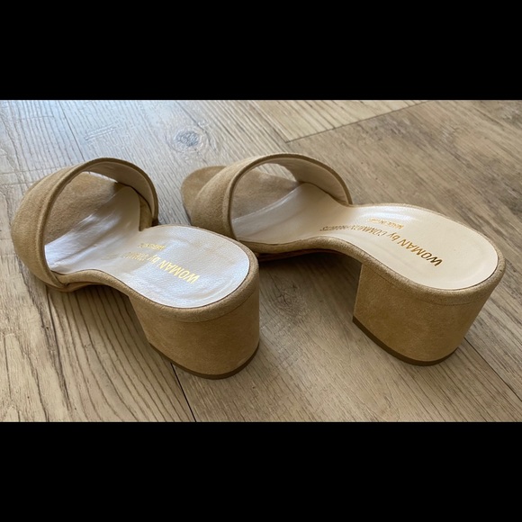 Woman by Common Projects Tan Suede Sandals (36) - Picture 4 of 7